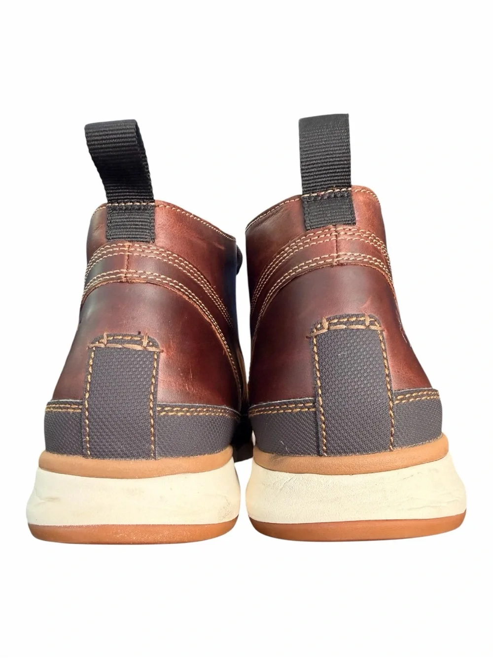 Timberland SensorFlex Brown Leather Chukka Boots Men’s Size 12 EU 46